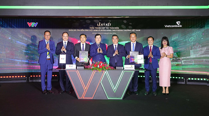 Vietcombank và VTV ký kết hợp tác toàn diện, mở ra không gian hội tụ giữa truyền thông và tài chính trong kỷ nguyên số